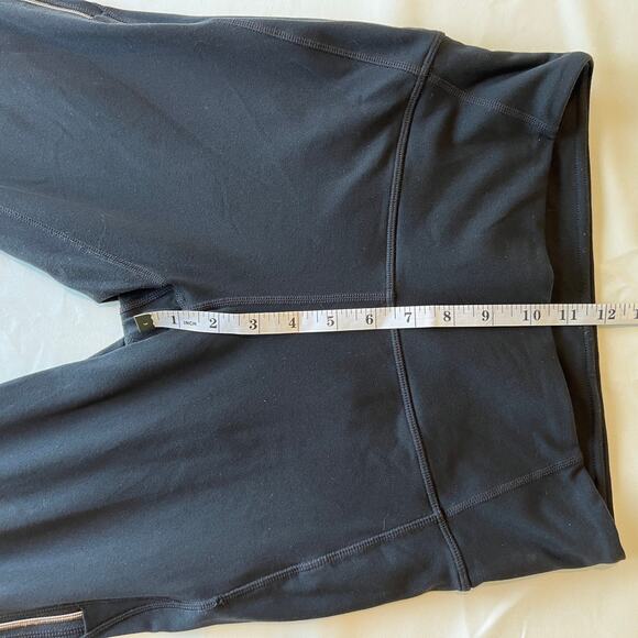 Athleta Side Zip Leggings Black with Rose Gold Hardware Women's M - Picture 12 of 13